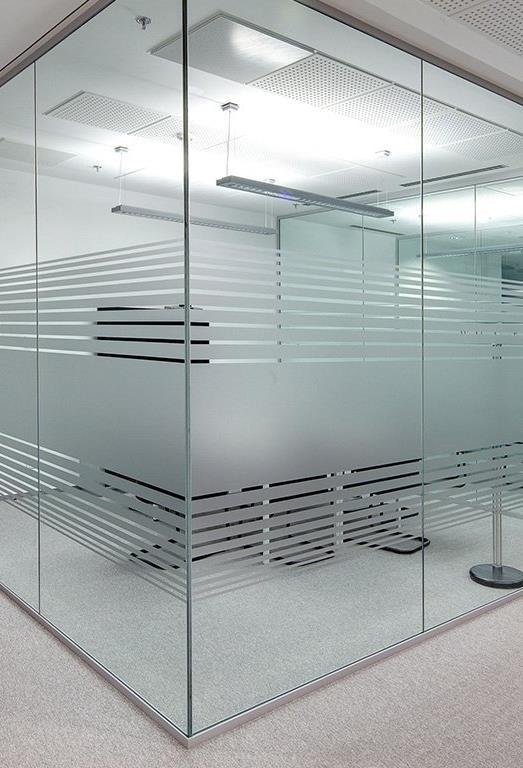 Hare Krishna Office Glass Partition