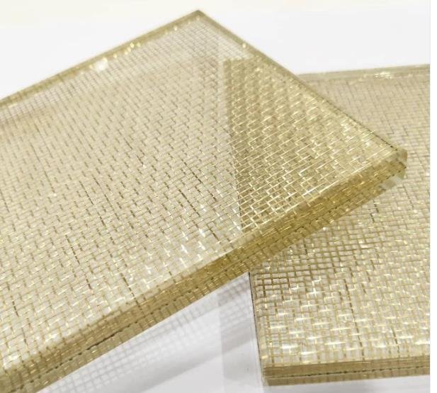 Metal Mesh Glass